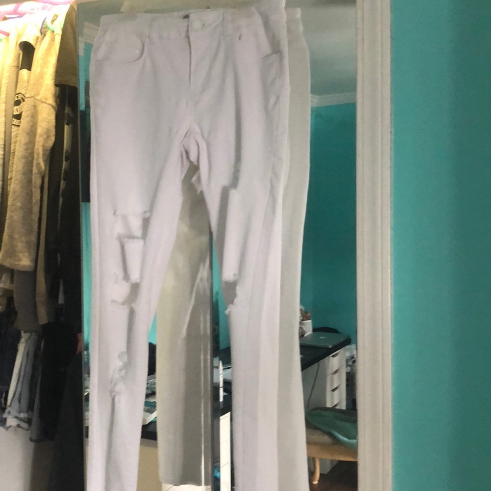 Fashion Nova White Jeans